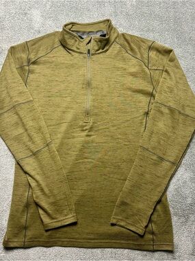 Kuhl Olive Green Half-Zip Performance Pullover